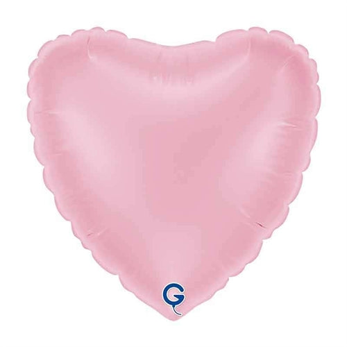 Palloncino in foil 9" cuore rosa "pink"