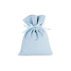 Bustina in cotone 9 cm x h. 12 cm celeste 16