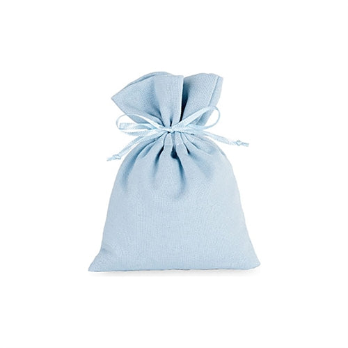 Bustina in cotone 9 cm x h. 12 cm celeste 16