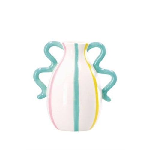 Vaso in porcellana kai d. 17 x h. 18 cm