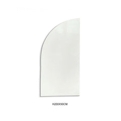 Pannello fondale bianco asimmetrico 200x90 cm – per allestimenti ed eventi