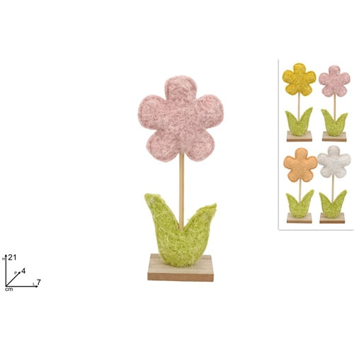 Fiore in tessuto 21 cm
