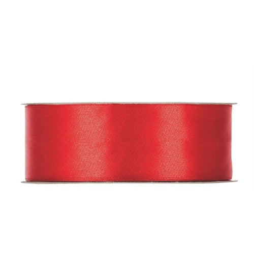 Nastro raso 25 mm x 50 mt rosso 08