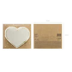Tovaglioli a forma di cuore, 14,5x12,5 cm (1 confezione / 20 pezzi)