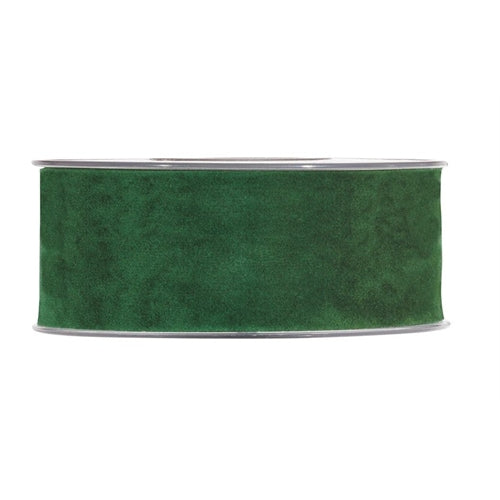 Nastro double velvet 40 mm x 7 mt dark green 73