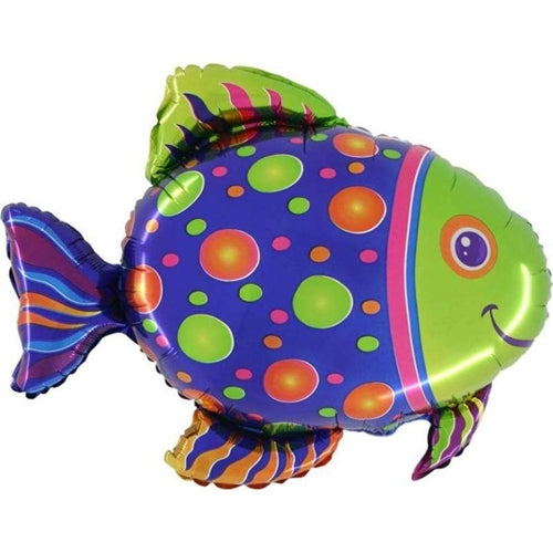 Mylar pesce colorato 75 cm