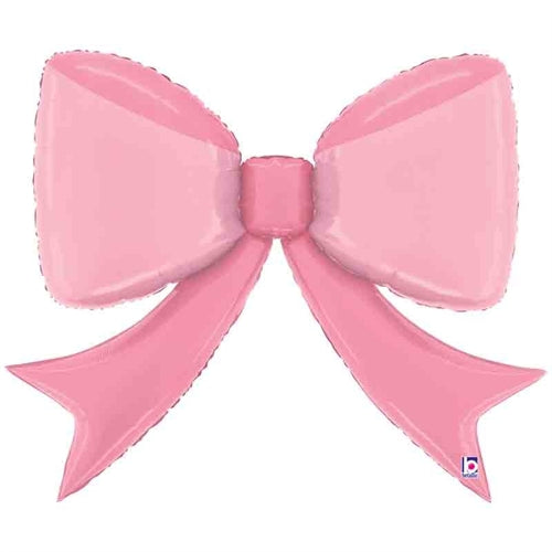 Palloncino foil 44" fiocco rosa