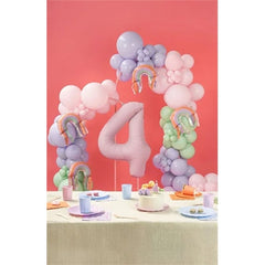 Palloncini in foil arcobaleno con frange, 38x41 cm, mix (1 confezione / 3 pezzi)