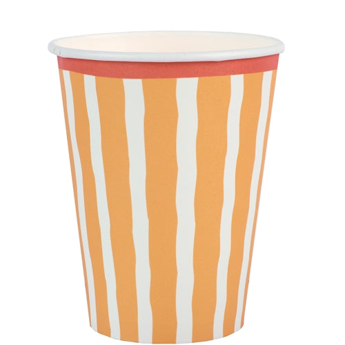 Bicchieri di carta a righe – 27 cl 6 pz
