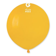 Palloni in lattice g19 19" giallo mais 003 25 pz