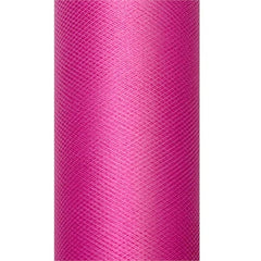 Tulle tinta unita, fucsia, 0,3 x 9 m