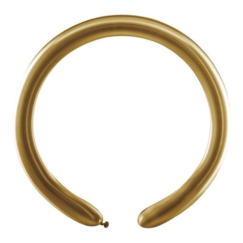 Palloncini di gomma oro modellabili oro shiny 088 50 pz