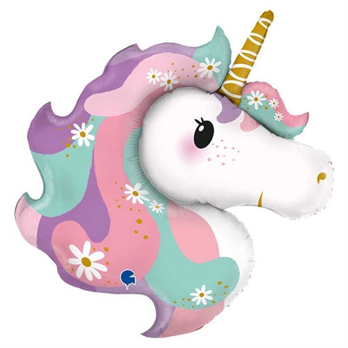 Mylar unicorno 41" " hippi unicorn"