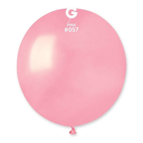 Palloncini rosa 057 g19 19"  25 pz