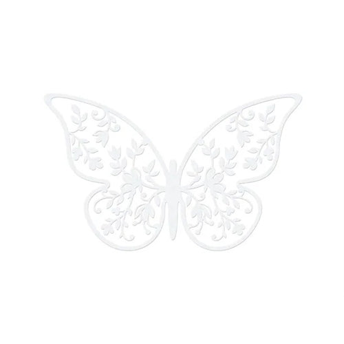 Decorazioni di carta a forma di farfalla, 8 x 5 cm (1 confezione / 10 pezzi)