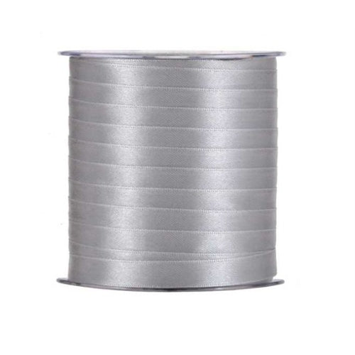 Nastro raso 10 mm x 100 mt argento 40
