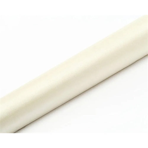 Organza tinta unita, crema chiaro, 0,36 x 9 m