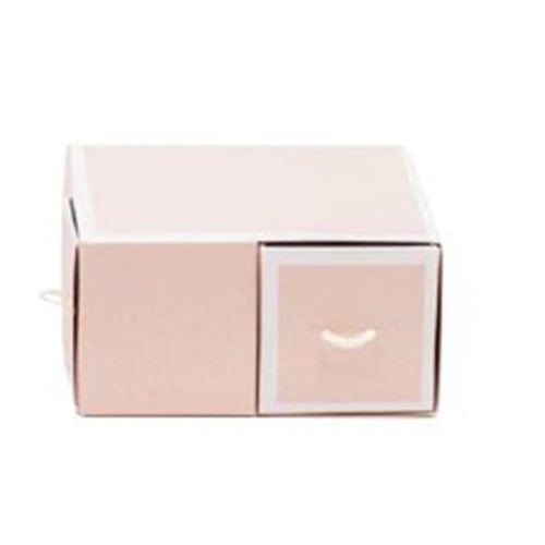 Scatolina bijoux cipria con 4 cassetti 10,5 x 10,5 x 5