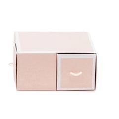 Scatolina bijoux cipria con 4 cassetti 10,5 x 10,5 x 5