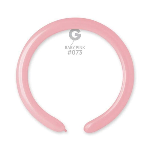 Palloncini modellabili rosa baby 073  d4 260 100 pz
