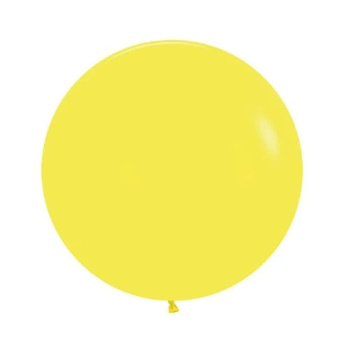 Palloncino giallo (020) 24" pz.3 colore standard cm.60