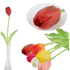 Tulipano in silicone singolo h. 40 cm