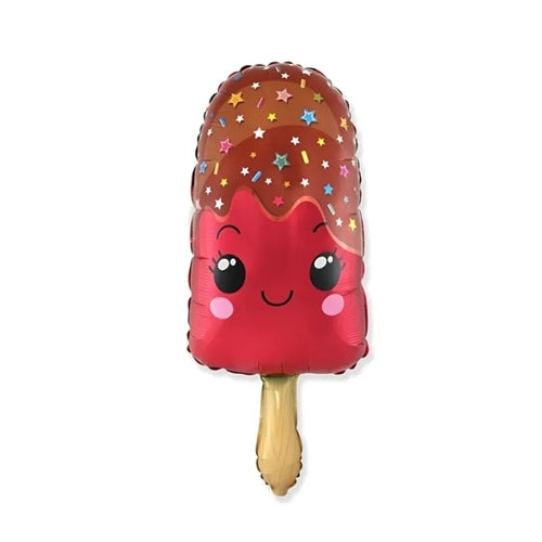 Mylar ice lolly rossa supershape 33"