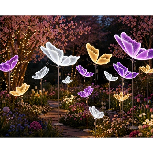 Lampada decorativa a farfalla led da terra 166-175 cm