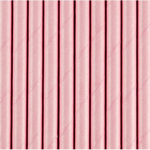 Cannucce rosa 19.5 cm 10 pz