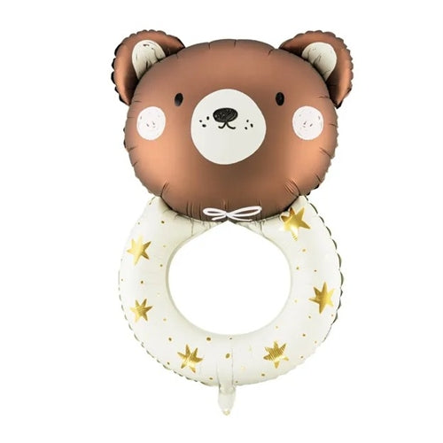 Mylar orso con sonaglio 61x88 cm