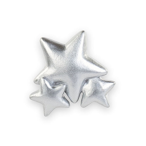 Stelline argento con magnete ø 50 mm