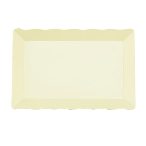 Vassoio in melamina crema 20x30 cm