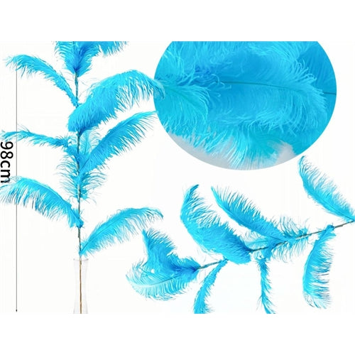 Ramo decorativo piume artificiali – h 98 cm
