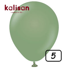 Palloncini kalisan retro eucalyptus 5 "