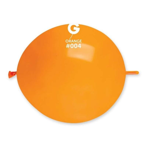 Palloni in lattice gl13 13" link arancio 004 50 pz