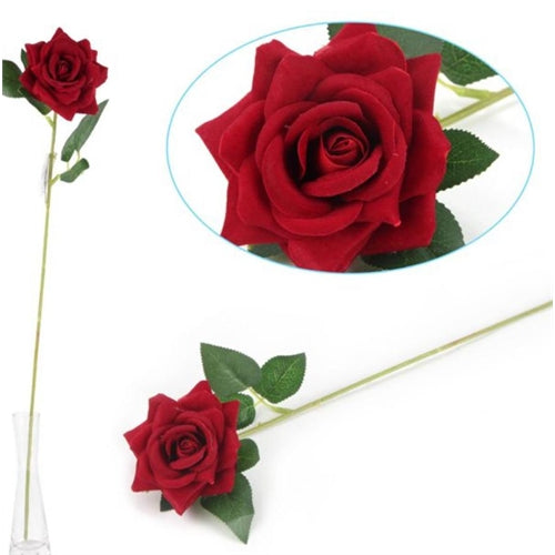 Rosa rossa singola h. 50 cm