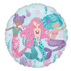 Palloncino in foil 18" sirena "shimmering mermaid"