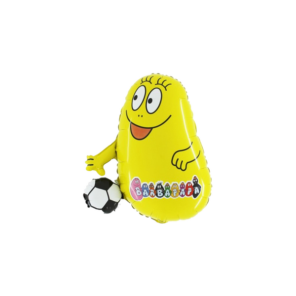 Palloncino in foil 30" super shape barbapapà "barbabravo giallo"