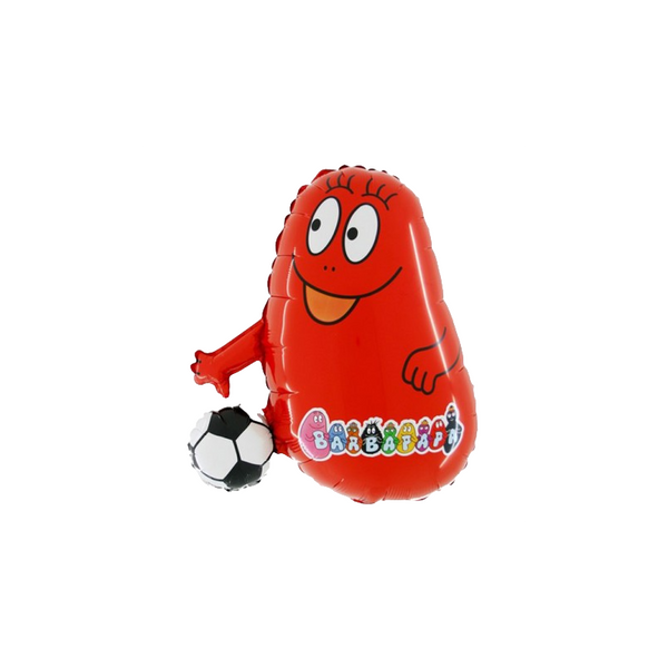 Palloncino in foil 30" super shape barbapapà "barbabravo rosso"
