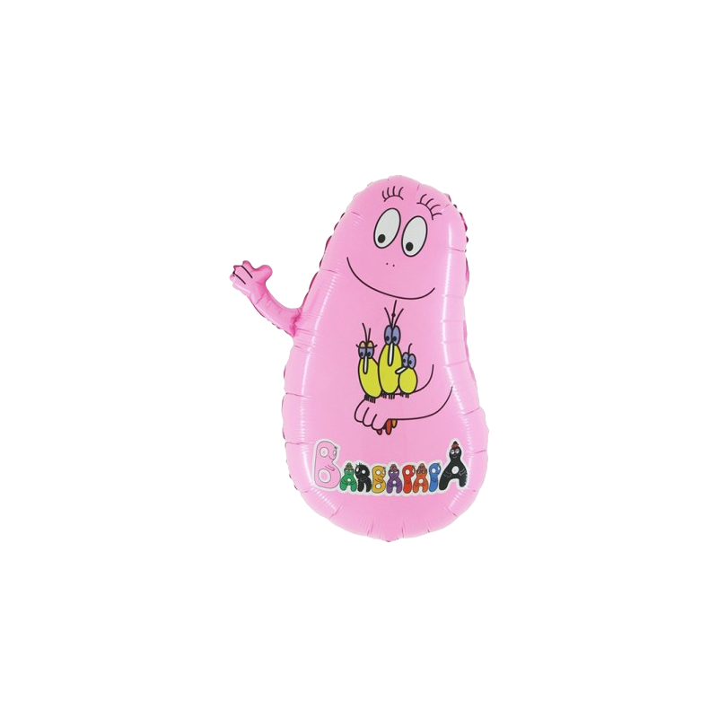Palloncino in foil 30" super shape barbapapà rosa