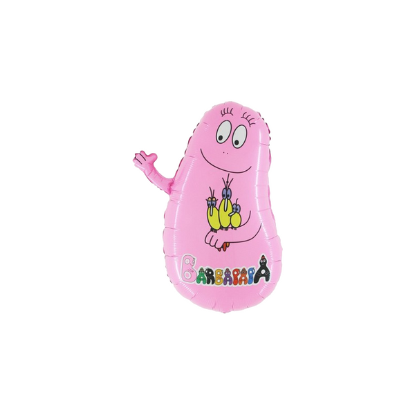 Palloncino in foil 30" super shape barbapapà rosa