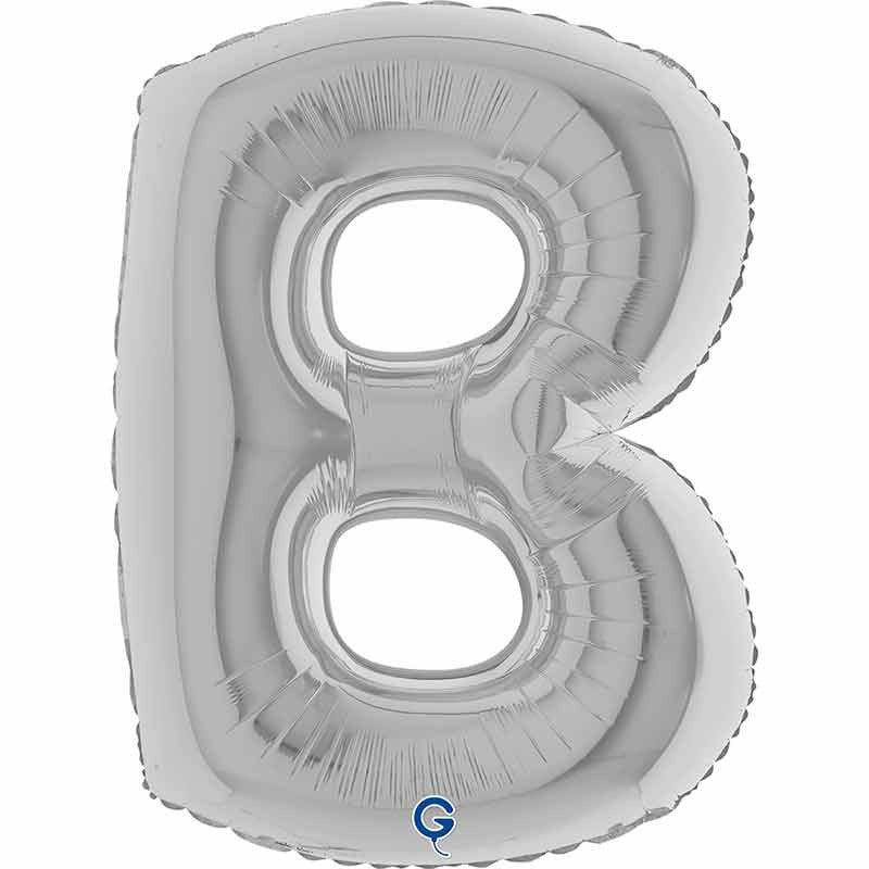 PALLONCINO IN FOIL 40" LETTERA GRANDE ARGENTO