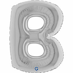 PALLONCINO IN FOIL 40" LETTERA GRANDE ARGENTO