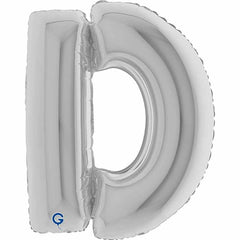 PALLONCINO IN FOIL 40" LETTERA GRANDE ARGENTO