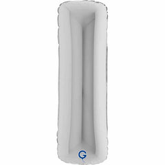 PALLONCINO IN FOIL 40" LETTERA GRANDE ARGENTO