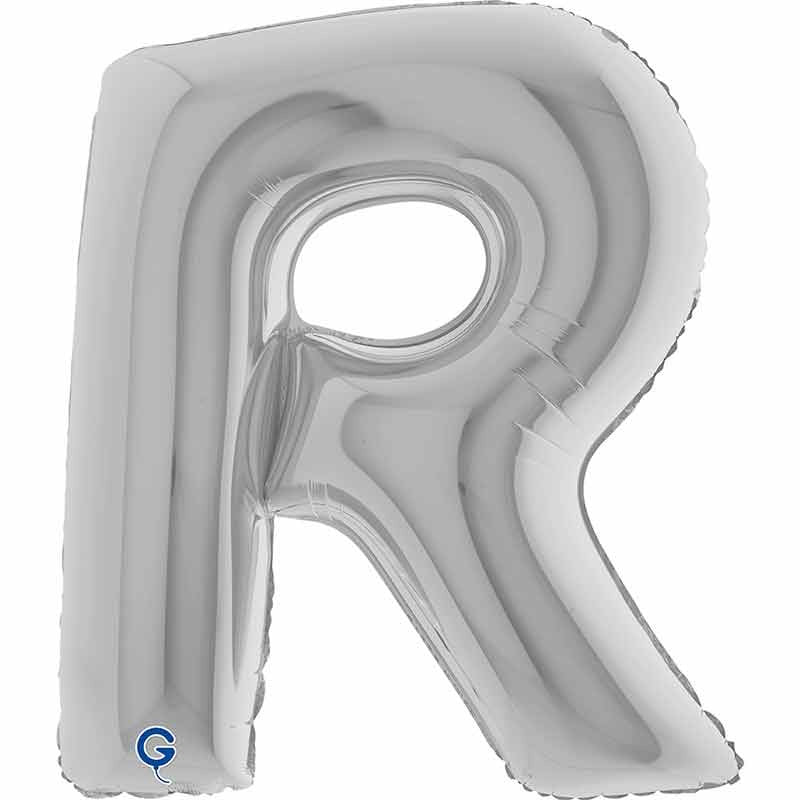 PALLONCINO IN FOIL 40" LETTERA GRANDE ARGENTO