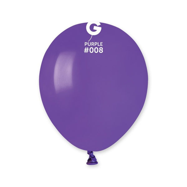 Palloncino in lattice 5" a50 viola "purple 008" 100pz