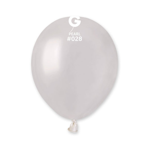 Palloncino in lattice 5” am50 perla metallizzato "pearl 028” 100pz