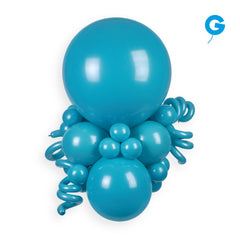 Palloncino in lattice 13” link gl13 turchese "turquoise 068" 50pz