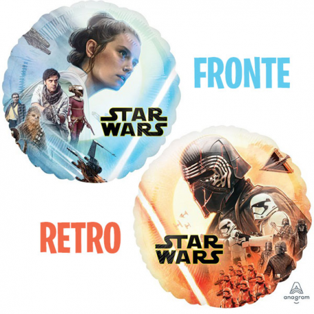 Mylar tondo 18" star wars galaxy